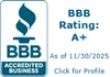 BBB Accredited Business badge