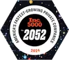 Inc. 5000 badge for fastest-growing private companies in America, ranked 2052 in 2024