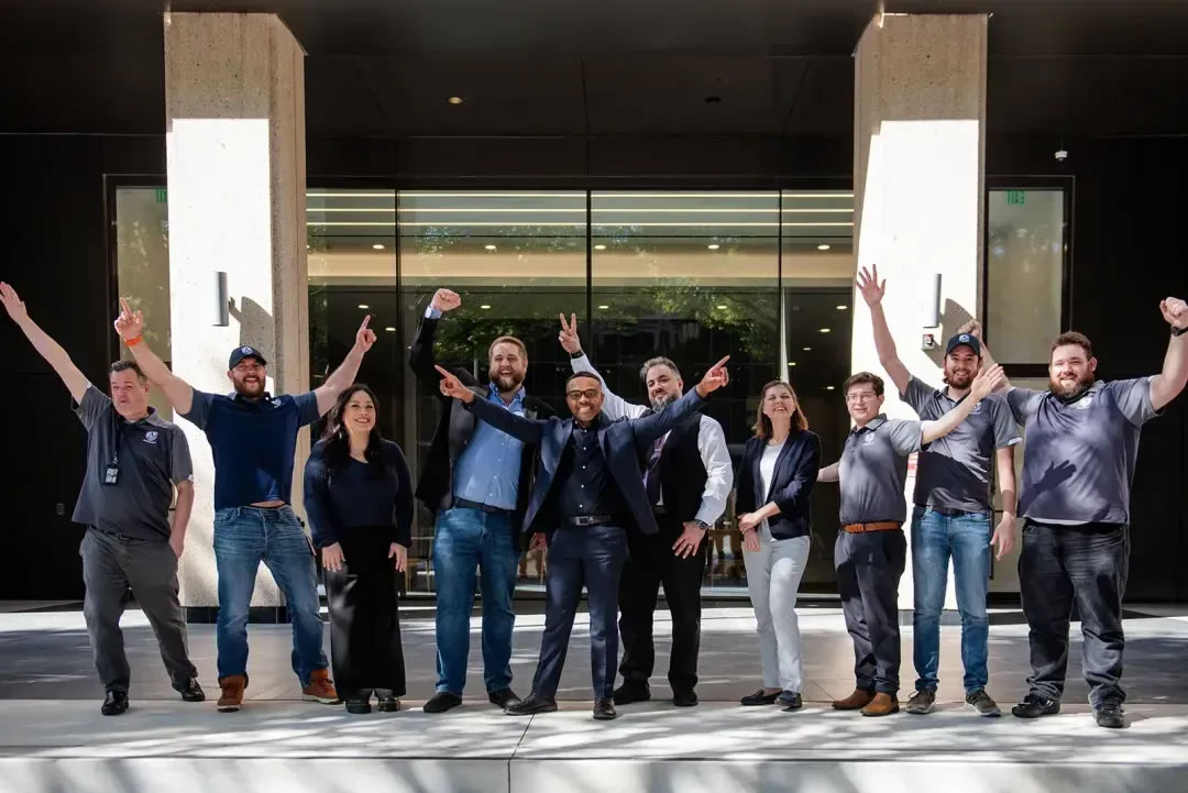 Group photo of the Irvine Managed IT Services partners dedicated to your business growth.