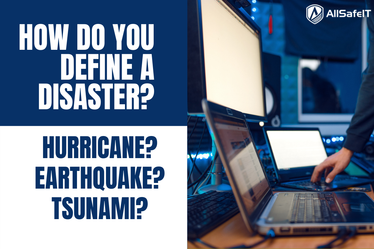 How do you Define a Disaster? Hurricane? Earthquake? Tsunami?