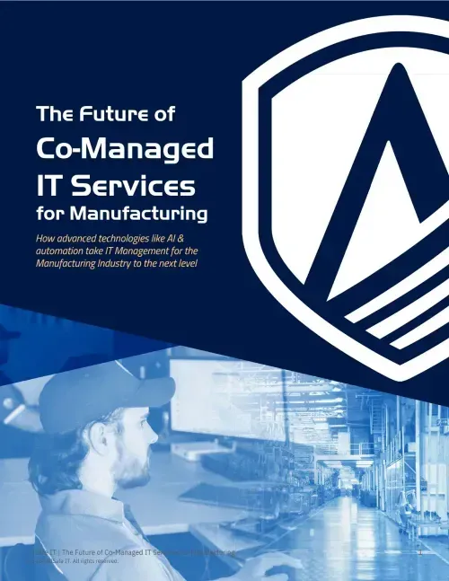 Co-Managed IT for Manufacturing ebook cover